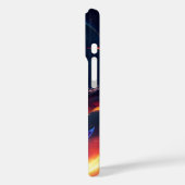 Mittelalterliche Drachenschlacht Case-Mate iPhone Hülle (Rückseite / Links)