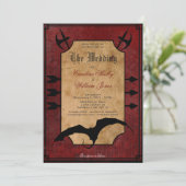 Mittelalterliche Einladung (Stehend Vorderseite)