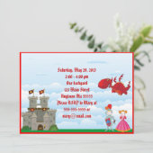 Mittelalterliche Einladung (Stehend Vorderseite)