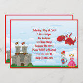 Mittelalterliche Einladung (Vorne/Hinten)