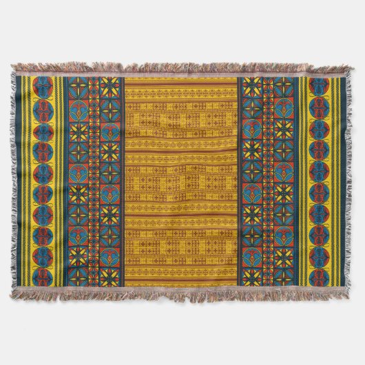 Mittelalterliche Eleganz: Spanisches Kulturerbe Decke (Vorderseite)