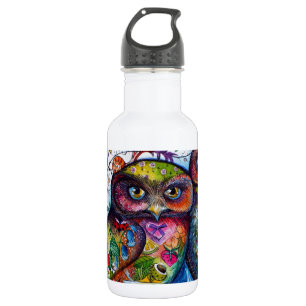 Mittelalterliche Eulen 1 Trinkflasche