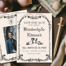 Mittelalterliche Fantasie Mittelalter Gravur Save The Date
