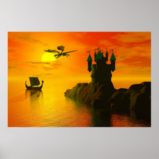 Mittelalterliche Fantasie Poster