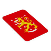Mittelalterliche Flagge Finnlands Magnet (Rechte Seite)