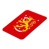 Mittelalterliche Flagge Finnlands Magnet (Linke Seite)