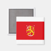 Mittelalterliche Flagge Finnlands Magnet (Vorderseite/Rückseite)