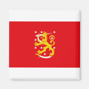 Mittelalterliche Flagge Finnlands Magnet