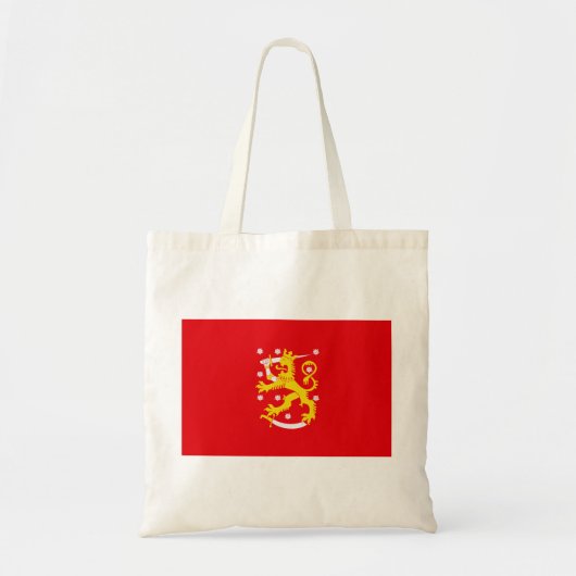 Mittelalterliche Flagge Finnlands Tragetasche (Vorne)
