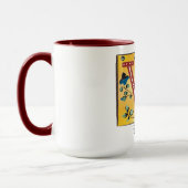 mittelalterliche florale Illumination Letter V Mon Tasse (Links)