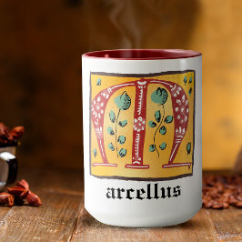 mittelalterliche florale Tasse