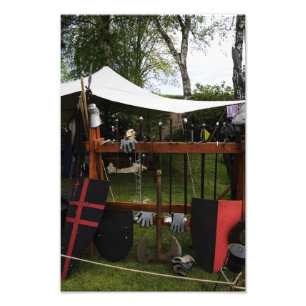 mittelalterliche Foto-Erweiterung Fotodruck