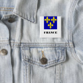 Mittelalterliche französische königliche Standarte Button (Beispiel)