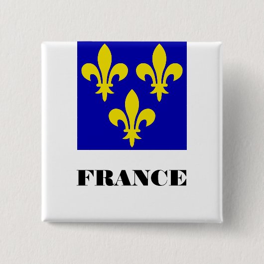 Mittelalterliche französische königliche Standarte Button (Vorderseite)