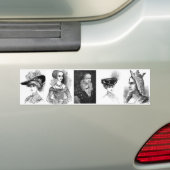Mittelalterliche Frau Autoaufkleber (Auf Auto)