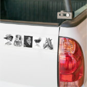 Mittelalterliche Frau Autoaufkleber (Auf Lkw)