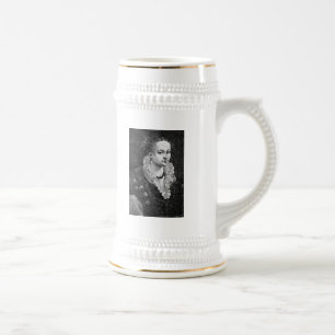 Mittelalterliche Frau Bierglas