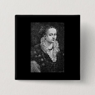 Mittelalterliche Frau Button