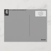 Mittelalterliche Frau Postkarte (Rückseite)