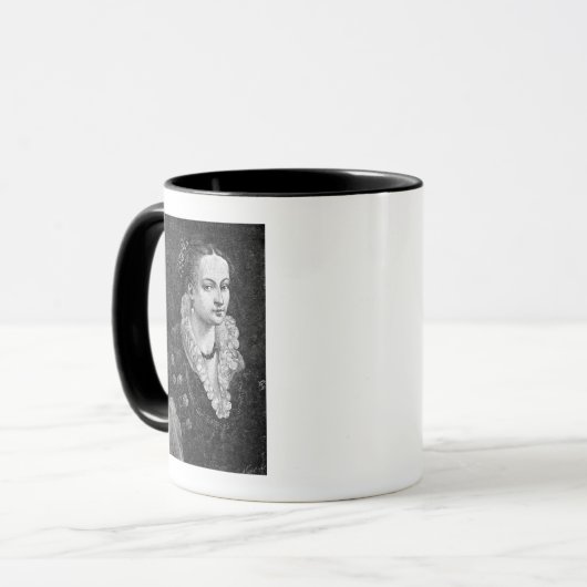 Mittelalterliche Frau Tasse (Vorderseite Links)