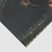 Mittelalterliche Frauen auf einem Balkon Seidenpapier (Detail)