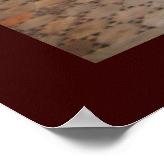 Mittelalterliche Fresken Poster (Ecke)