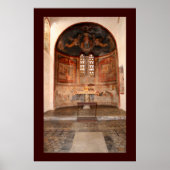 Mittelalterliche Fresken Poster (Vorne)