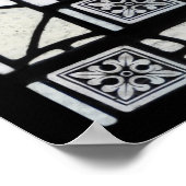 Mittelalterliche Glasplatte Poster (Ecke)