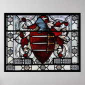 Mittelalterliche Glasplatte Poster (Vorne)