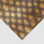 MITTELALTERLICHE GOLD-HOLZMETALL-DEKUPATION SEIDENPAPIER (Detail)