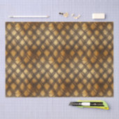 MITTELALTERLICHE GOLD-HOLZMETALL-DEKUPATION SEIDENPAPIER (Handwerk)