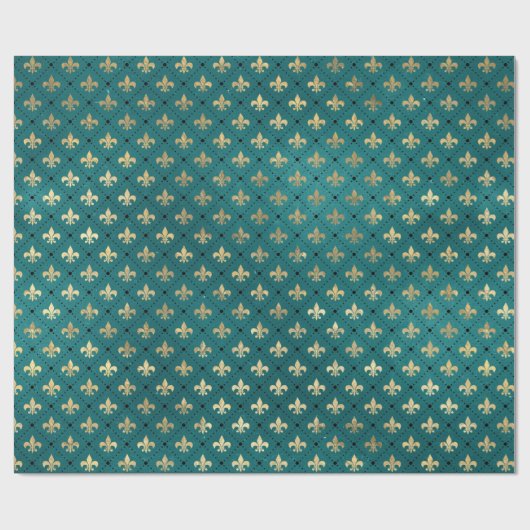 Mittelalterliche Gold Rüstung Aquamarin Elegantes  Geschenkpapier (Flach)