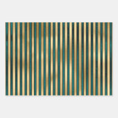 Mittelalterliche Gold Rüstung Aquamarin Elegantes  Geschenkpapier Set (Vorderseite 2)