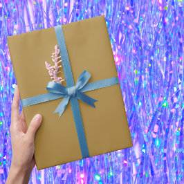 Mittelalterliche Gold-Solid-Farbe Geschenkpapier