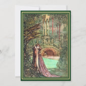 Mittelalterliche Goldflorenkärte und Hochzeit mit Einladung (Rückseite)