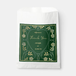 Mittelalterliche Goldflorenkärte und Hochzeit mit Geschenktütchen