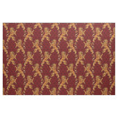 Mittelalterliche Goldlöwe-Rot-Lilie Stoff (Fat Quarter (45,7 x 55,9 cm))