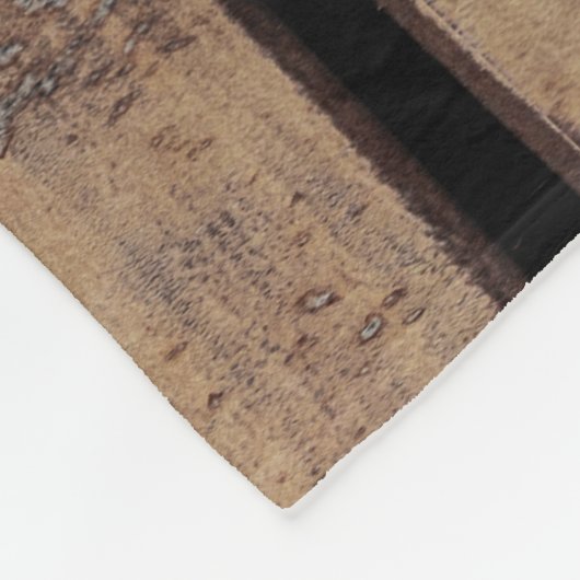 Mittelalterliche Gotik Lila Fleecedecke (Ecke)