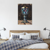 Mittelalterliche Gotik Lila Leinwanddruck (Insitu (Schlafzimmer))