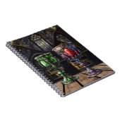 Mittelalterliche Gotische Grüne Goblet Burg Notizblock (Rechte Seite)