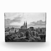 mittelalterliche Grayscale Stadt Fotoblock (Vorderseite)