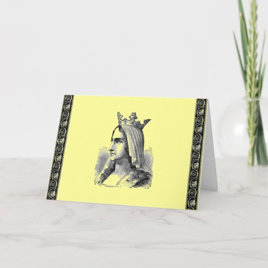 Mittelalterliche Grußkarte Karte (Vorderseite)