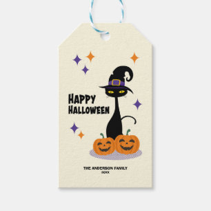 Mittelalterliche Halloween-Atomkatze Geschenkanhänger