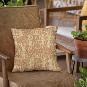Mittelalterliche Heraldik Chateau Chic Kissen
