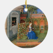 Mittelalterliche Herren und Damen Keramikornament (Hinten)