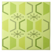 Mittelalterliche Hexagons Chartreuse Fliese (Vorderseite)
