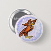 mittelalterliche Hibou Button (Vorne & Hinten)