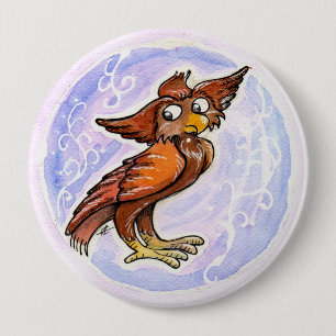 mittelalterliche Hibou Button