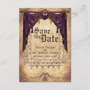 Mittelalterliche Hochzeit Das Datum der Einladung 