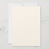 Mittelalterliche Hochzeit der Renaissance Einladung (Rückseite)